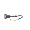 lampara oculta de led de bajo perfil color ambar claro