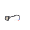 lampara oculta de led de bajo perfil color ambar claro
