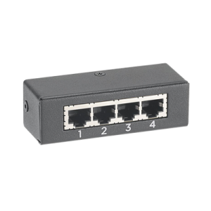 hub de 4 puertos, para conexión de 3 sensores adicionales a pdus y ups de panduit