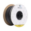 carrete de fibra Óptica monomodo con conectores lc lc duplex, reforzada con kevlar, de 150 metros, para instalaciones subterráneas por tubería