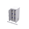 gabinete de seguridad de lámina galvanizada para almacenamiento de baterías (hasta 6 baterías pl110d12).