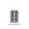 gabinete de seguridad de lámina galvanizada para almacenamiento de baterías (hasta 6 baterías pl110d12).