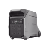 estación de energía portátil delta pro3 / 4096wh litio lfp / 5 ac 4000w (8000w pico) / 2 usb c 100w / capacidad para aumentar respaldo / cargador de coche 10a a 12.6v / conectividad wifi y bluetooth (app) / carga solar 2600w max. (2 p