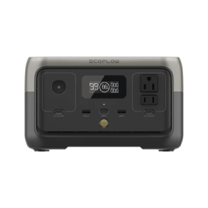 ecoflow river 2 | estación de energía portátil 256wh litio lfp / 2 ac 300 w (max. 600w) / 1 usb c 60w / 2 usb a 12w / cargador de coche 8a a 12 o 24v / conectividad wifi y bluetooth (app) / carga solar 110w max.
