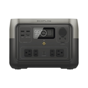 ecoflow river 2 max | estación de energía portátil 512wh litio lfp / 4 ac 500 w (max. 1000w) / 1 usb c 100w / 3 usb a 12w / cargador de coche 8a a 12 o 24v / conectividad wifi y bluetooth (app) / carga solar 220w max.