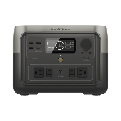 ecoflow river 2 max | estación de energía portátil 512wh litio lfp / 4 ac 500 w (max. 1000w) / 1 usb c 100w / 3 usb a 12w / cargador de coche 8a a 12 o 24v / conectividad wifi y bluetooth (app) / carga solar 220w max. ecoflow river 2 max | estación de energía portátil 512wh litio lfp / 4 ac 500 w (max. 1000w) / 1 usb c 100w / 3 usb a 12w / cargador de coche 8a a 12 o 24v / conectividad wifi y bluetooth (app) / carga solar 220w max.