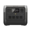 ecoflow river 2 pro | estación de energía portátil 768wh litio lfp / 4 ac 800w (max. 1600w) / 1 usb c 100w / 3 usb a 12w / cargador de coche 10a, 126w max. / conectividad wifi y bluetooth (app) / carga solar 220w max.