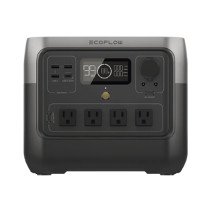 ecoflow river 2 pro | estación de energía portátil 768wh litio lfp / 4 ac 800w (max. 1600w) / 1 usb c 100w / 3 usb a 12w / cargador de coche 10a, 126w max. / conectividad wifi y bluetooth (app) / carga solar 220w max.