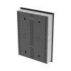 gabinete de medios de 19 pulgadas de alto, para empotrar en pared (360 x 478 x 95 mm).