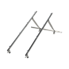 montaje universal de acero para interconexión de módulos fotovoltáicos en techos de lámina o concreto (ver compatibilidad).