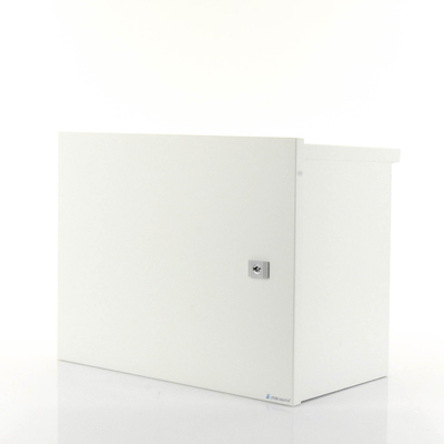 gabinete de acero galvanizado, para instalación de 1 batería pl110d12, (550 x 420 x 290 mm) instalación en piso o poste, accesorios (no incluidos) gabinete de acero galvanizado, para instalación de 1 batería pl110d12, (550 x 420 x 290 mm) instalación en piso o poste, accesorios (no incluidos)