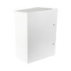 gabinete para instalación de 2 baterías pl110d12, fabricado en lámina galvanizada, accesorios para piso o poste (no incluidos)