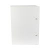 gabinete para instalación de 2 baterías pl110d12, fabricado en lámina galvanizada, accesorios para piso o poste (no incluidos)