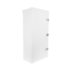 gabinete para instalación de 3 baterías pl110d12, fabricado en lámina galvanizada, accesorios para piso o poste (no incluidos)