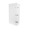 gabinete para instalación de 3 baterías pl110d12, fabricado en lámina galvanizada, accesorios para piso o poste (no incluidos)