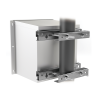 montaje galvanizado para instalar en poste o pared gabinetes con iniciales eipcb