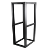 rack estándar 19" de 4 postes, acero, 45 unidades, profundidad ajustable.