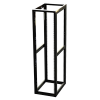 rack estándar 19" de 4 postes, acero, 45 unidades, profundidad ajustable.