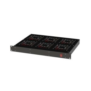 ventilador para rack 19" con 6 abanicos. entrada: 110 vca