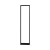rack de 2 postes (doble perforación), estándar 19", 45 unidades, fabricado en acero, base "l" para anclar a piso.