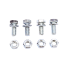 kit de 12 tornillos y 12 tuercas para expandir rack.