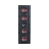 bocina de pared | 4 woofers de fibra de carbono 6.5'' | tweeter de titanio 1'' | 250w