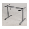 base de escritorio motorizado profesional / altura ajustable 60 125cm / estructura estable / funcionamiento suave / 3 preset de posiciones / color gris / soporta hasta 100kg de carga