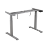 base de escritorio motorizado profesional / altura ajustable 60 125cm / estructura estable / funcionamiento suave / 3 preset de posiciones / color gris / soporta hasta 100kg de carga