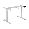 base de escritorio motorizado profesional / altura ajustable 60 125cm / estructura estable / funcionamiento suave / 3 preset de posiciones / color blanco / soporta hasta 100kg de carga