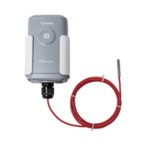 sensor industrial de temperatura con sonda pt100 y lorawan (hasta 200°c)