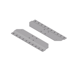 montaje de pared para gabinetes comline, de aluminio, color gris