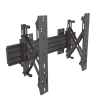 montaje de pared push in pop out para videowall| vesa 400| para pantallas de 37 a 65 in | capacidad maxima de carga 30 kg