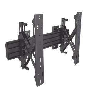 montaje de pared push in pop out para videowall| vesa 400| para pantallas de 37 a 65 in | capacidad maxima de carga 30 kg