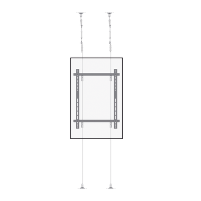 montaje cableado de acero| suelo a techo| capacidad máx. de carga 30kg| para pantallas de 32" ~ 75"| vesa 400 x 600 montaje cableado de acero| suelo a techo| capacidad máx. de carga 30kg| para pantallas de 32" ~ 75"| vesa 400 x 600