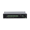 controlador de conferencias digital | audio streaming | hasta 4096 micrófonos cableados, 300 inalámbricos | webserver | 17 salidas balanceadas |