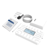 kit amplificador de señal celular 2g, 3g, 4g y 5g / mejora llamadas convencionales y volte / amplifica señal de telcel, at&t, movistar, bait,diri y más / cubre hasta 150 m².