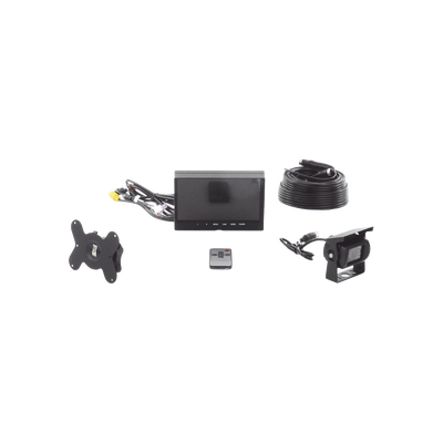 sistema profesional de cámara de reversa y monitor alámbrico para vehículos de trabajo y montacargas sistema profesional de cámara de reversa y monitor alámbrico para vehículos de trabajo y montacargas