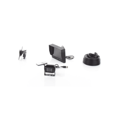 sistema profesional de cámara de reversa y monitor alámbrico para vehículos de trabajo y montacargas sistema profesional de cámara de reversa y monitor alámbrico para vehículos de trabajo y montacargas