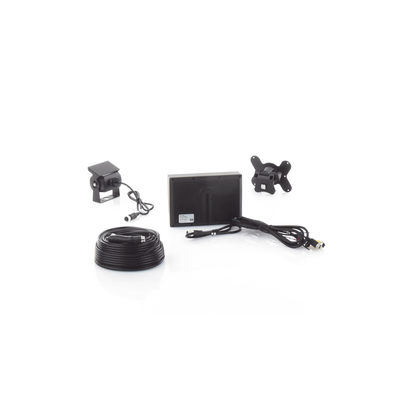 sistema profesional de cámara de reversa y monitor alámbrico para vehículos de trabajo y montacargas sistema profesional de cámara de reversa y monitor alámbrico para vehículos de trabajo y montacargas