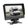 sistema profesional de cámara de reversa y monitor alámbrico para vehículos de trabajo y montacargas