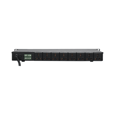 secuenciador de potencia | 8 salidas | delay de activación de 1 segundo | recomendado para rack de amplificación, videowall, o equipos de alta potencia. secuenciador de potencia | 8 salidas | delay de activación de 1 segundo | recomendado para rack de amplificación, videowall, o equipos de alta potencia.