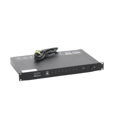 secuenciador de potencia | 8 salidas | delay de activación de 1 segundo | recomendado para rack de amplificación, videowall, o equipos de alta potencia. secuenciador de potencia | 8 salidas | delay de activación de 1 segundo | recomendado para rack de amplificación, videowall, o equipos de alta potencia.