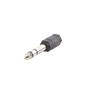 adaptador de audio 3.5mm hembra a 6.3mm macho (audio estereo)