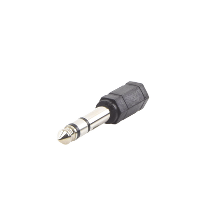 adaptador de audio 3.5mm hembra a 6.3mm macho (audio estereo) adaptador de audio 3.5mm hembra a 6.3mm macho (audio estereo)