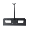 montaje de techo universal doble para monitores de 32 a 65" / soporta hasta 60 kg x pantalla / vesa 600 x 400/ acero / montaje telescopico de 50 cm hasta 90 cm