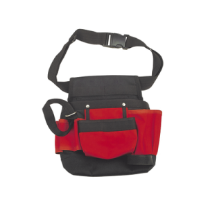 bolsa de herramienta para cintura, 21x11.5x3.4 cm con múltiples compartimientos.