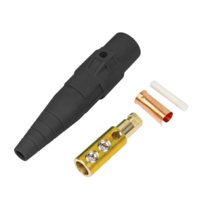 conector camlock macho / 400 amperes / ac 600v / sección cable 50 95 mm² / abrazadera compresión / plástico ingeniería / varios colores