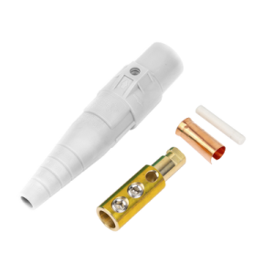 conector macho camlock / 400 amperes / 600v ac / sección cable 50 95 mm² / abrazadera compresión / plástico ingeniería / múltiples colores