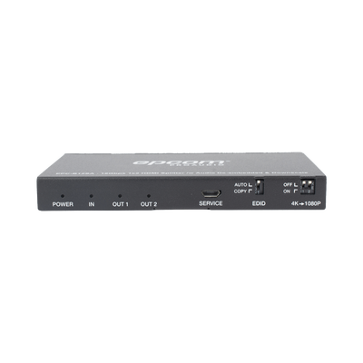 splitter hdmi 1x2 | 4k@60hz | extractor de audio | down scaler | hdr 4:4:4 | edid | 18gbps splitter hdmi 1x2 | 4k@60hz | extractor de audio | down scaler | hdr 4:4:4 | edid | 18gbps