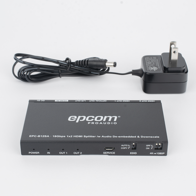 splitter hdmi 1x2 | 4k@60hz | extractor de audio | down scaler | hdr 4:4:4 | edid | 18gbps splitter hdmi 1x2 | 4k@60hz | extractor de audio | down scaler | hdr 4:4:4 | edid | 18gbps